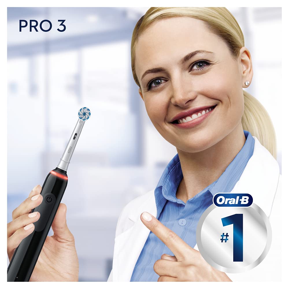 Oral-B Pro 3 3000 Sensitive Clean, Schwarz, 1 stück (1er Pack)