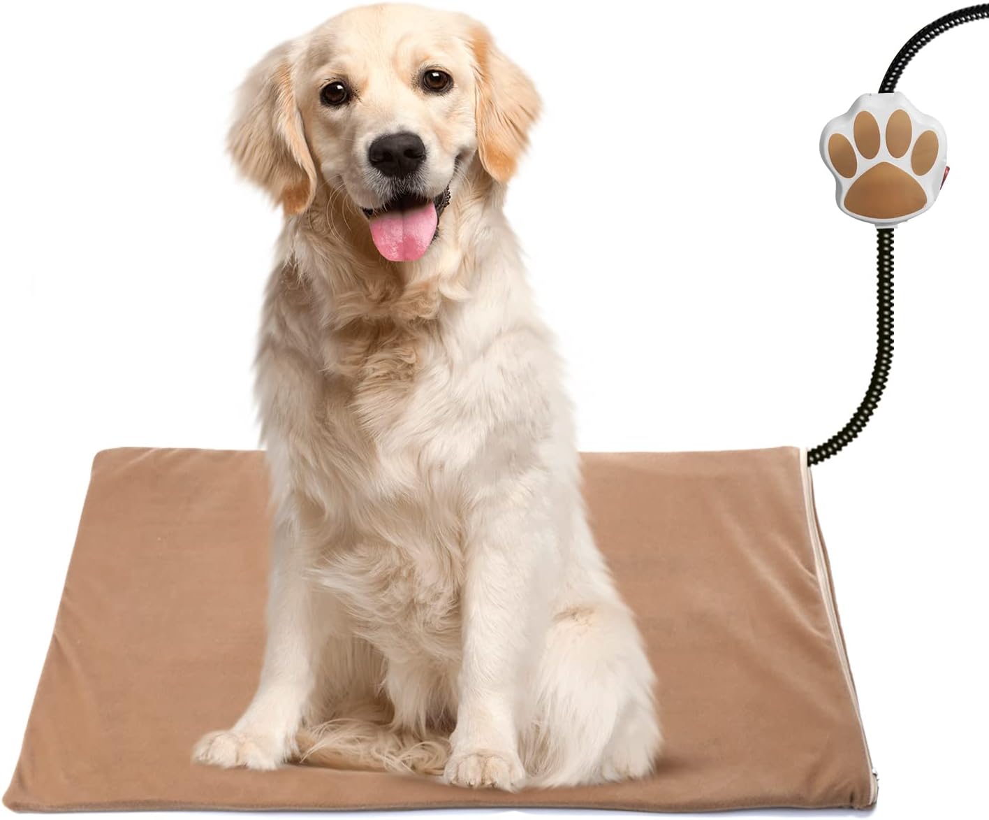 Zobire Pet Heating Pad, Dog Heating Pad, Indoor Waterproof Electric Heated Pet Bed