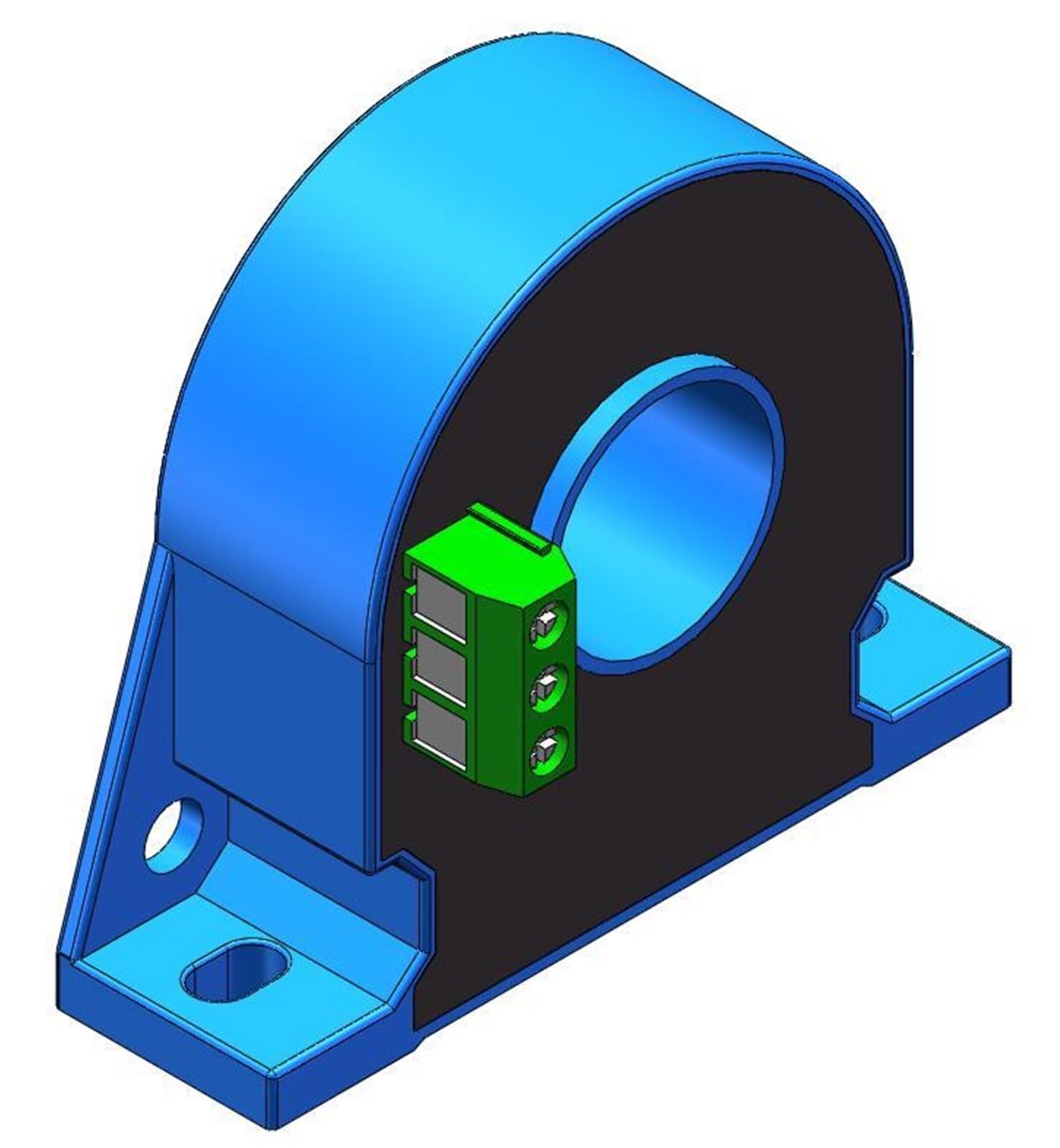 Sensor de corriente efecto Hall SCB39 para bucle cerrado CC y CA 3