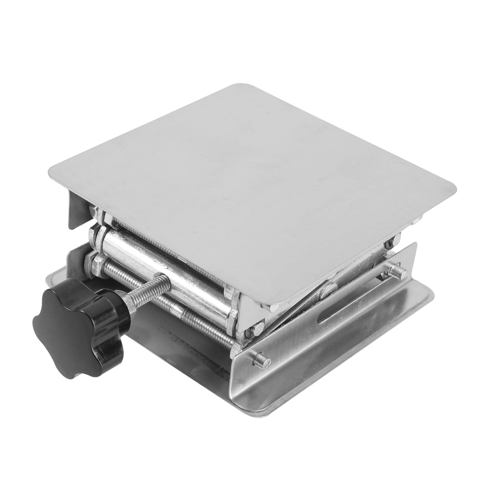 Yardenfun Piattaforma Elevatrice in Acciaio Inossidabile Jack Forbice Scientifico per Laboratori Supporto Stabile per Esperimenti Biologici e Chimici Banco da Lavoro Robusto e Resistente