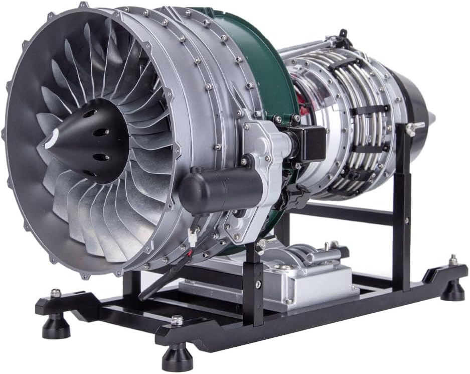 Turbofan Engine Model Kit That Works, TECHING 1/10 Dual
