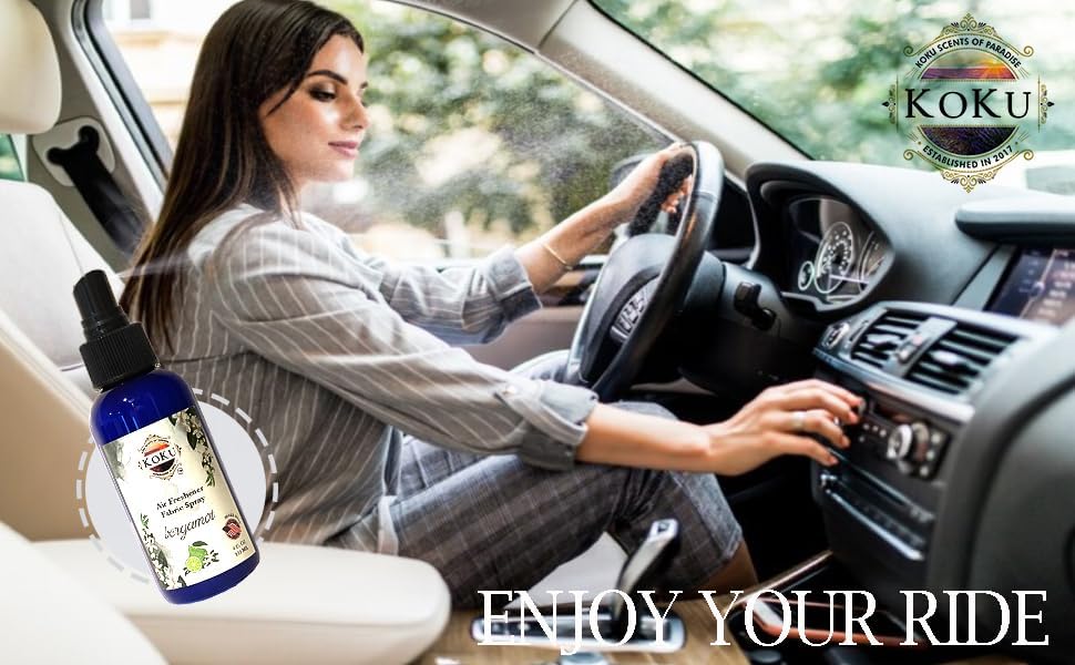 Miniatura 6 de Ambientador de bergamota - Spray para habitación - Eliminador de olores - Desodorante - Ambientador de coche - Spray para el hogar - Spray de lino -