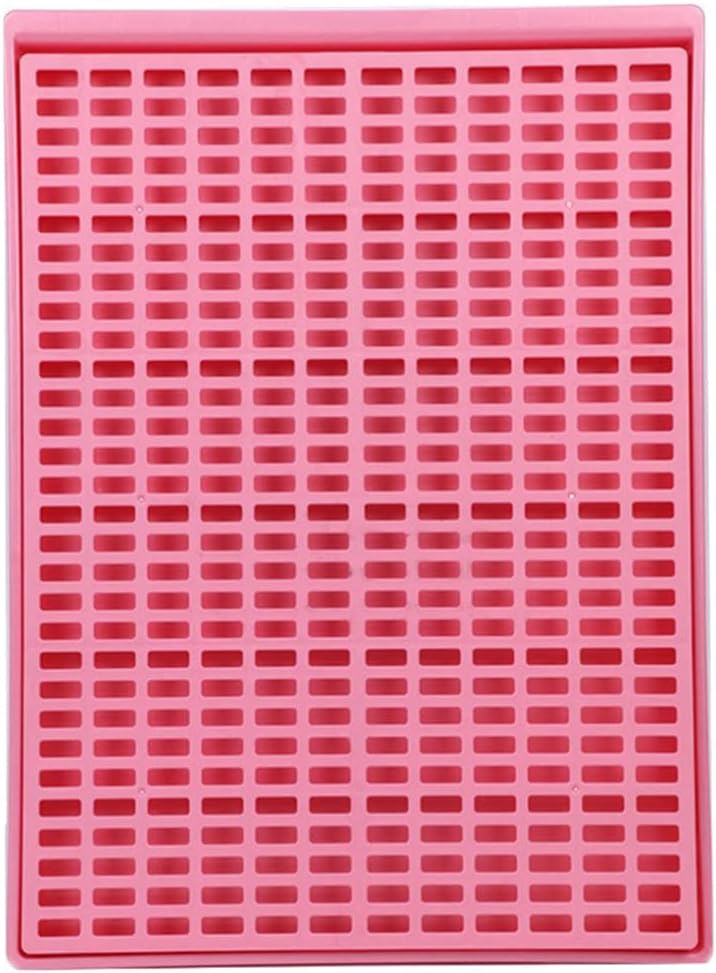 Large Dog Potty Floor Mat Pet Cage Accessory Easy- Waste Tray for Dogs Cats and Animals Mesh Tray for Indoor Use