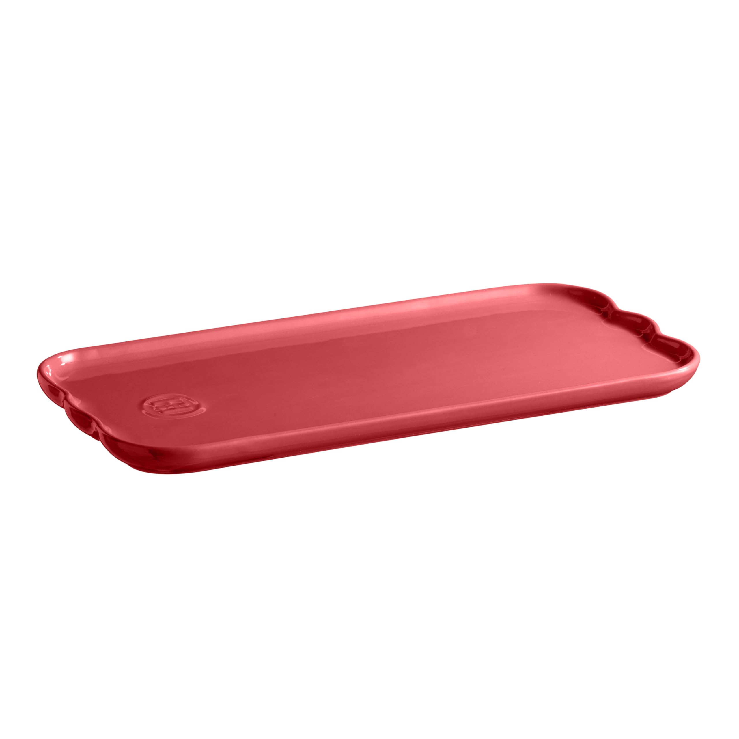 Emile Henry - Plato para hornear rectangular, cerámica, 31,5 x 15 cm, color rosa