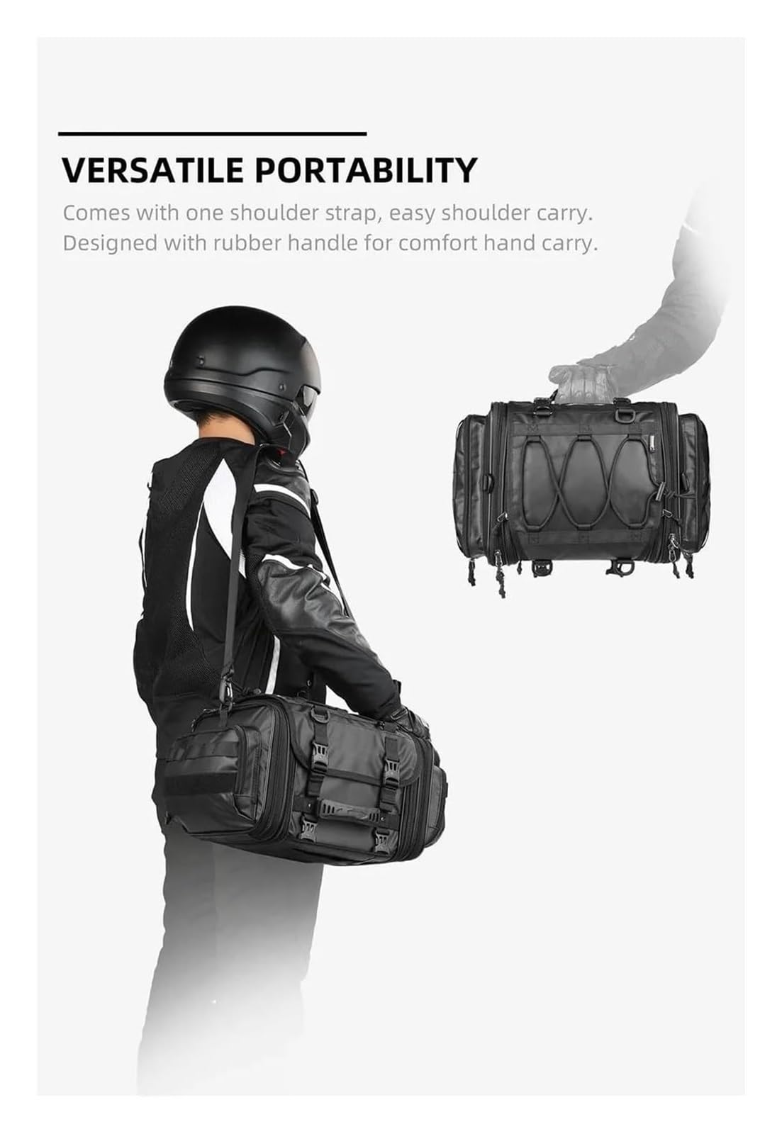 Amazon.co.jp: バイク サイドバッグ 2サイズ バイクバッグ 19L-32L/40L