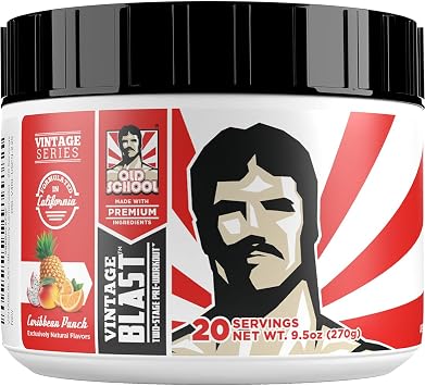 Old School Labs 2 Stage Pre Workout Powder for Massive Pump, Energy & Focus | Premium Preworkout with Natural Flavors, No Crash, With Beta-Alanine, L-Theanine, Citrulline for Strength, Energy & Focus