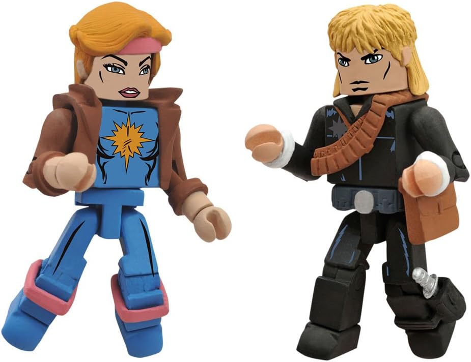 Diamond Select Toys Marvel Minimates Series 47: X-Men vs. Brood: Longshot and Dazzler, 2-Pack