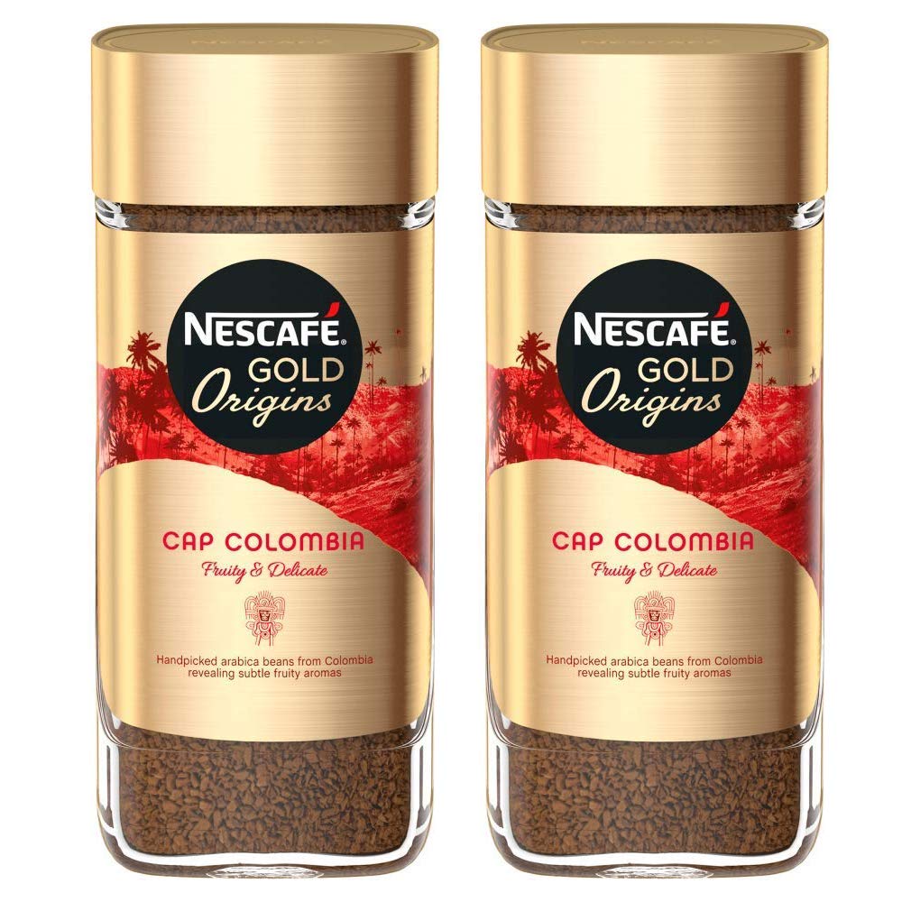 Nescafe Cap Colombia Instant Coffee Pack of 2 Jar, 2 x 100 g
