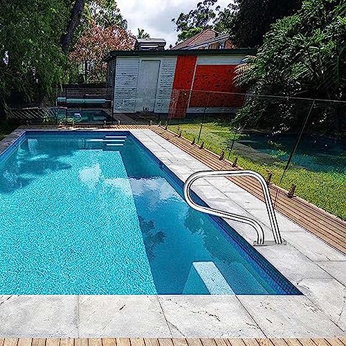 Baranda para piscina con base y acero inoxidable 304 miniatura 2