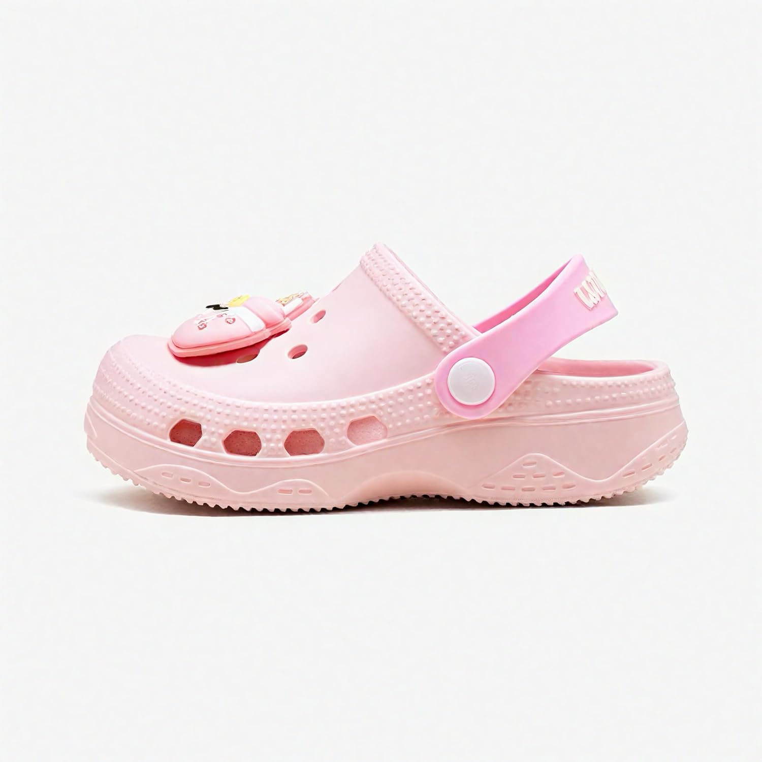 CheerfulKids Unicorn Clogs, Pink and Purple, Rubber Water-Resistant Sandals, Non-Slip Cartoon Design, Slip-On Style for Toddlers and Little Kids, Indoor Use