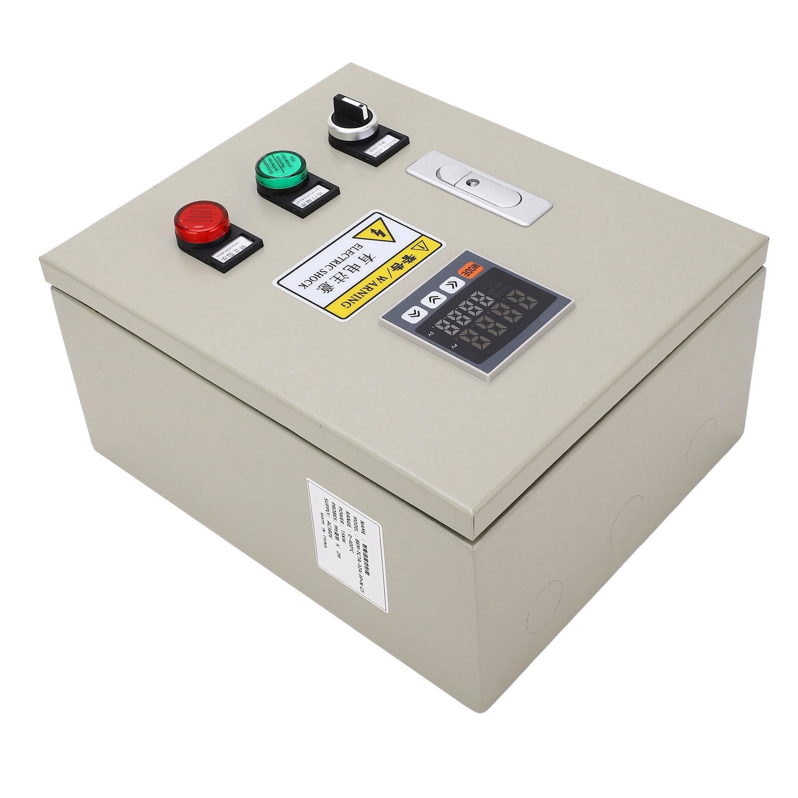 AMONIDA Controlador de Temperatura PID Caja de Control de Temperatura Inteligente 15KW para Horno Infrarrojo y Plataformas de Calefacción de Acero Inoxidable