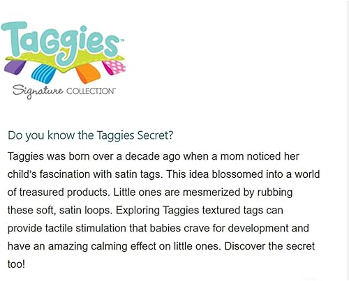 Miniatura 5 de Taggies Lovey - Juguete suave, 11 pulgadas, diseño de flor