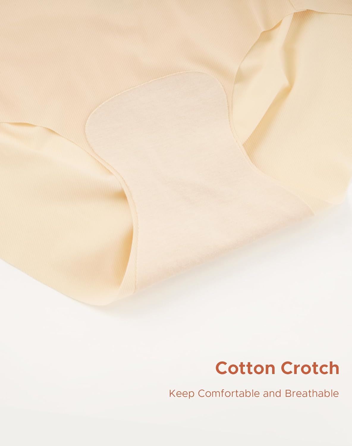 Seamless Underwear for Women Breathable No Show Panties Invisible Lightweight Briefs 3 Pack - Image 3