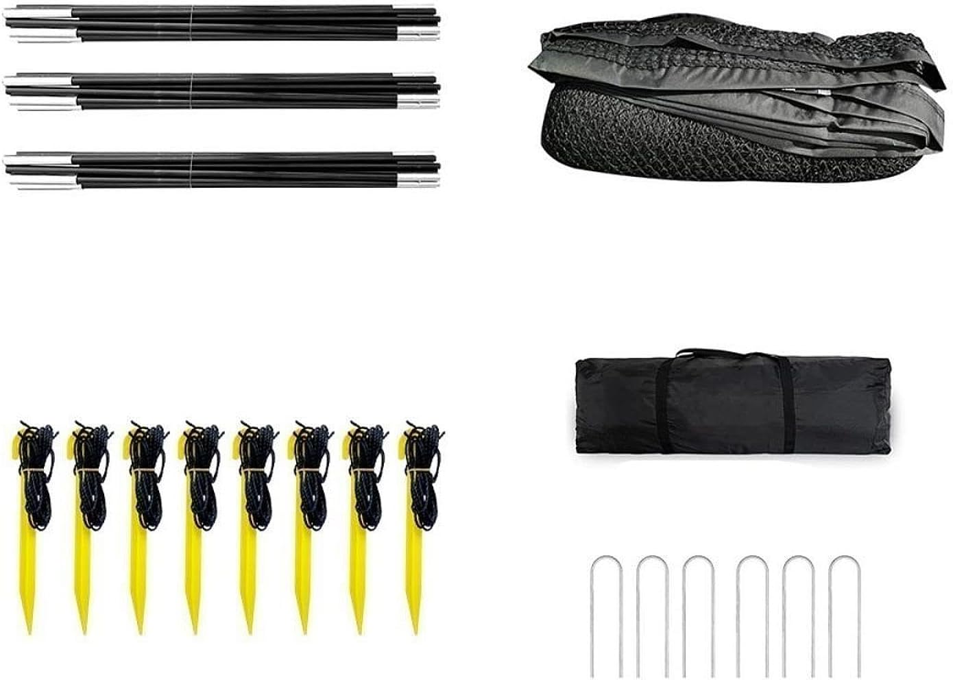 Baseball Batting Cage Net Training Equipment, Easy Setup Softball Batting Cage, with Carrying Bag for Game Backyard Outdoor