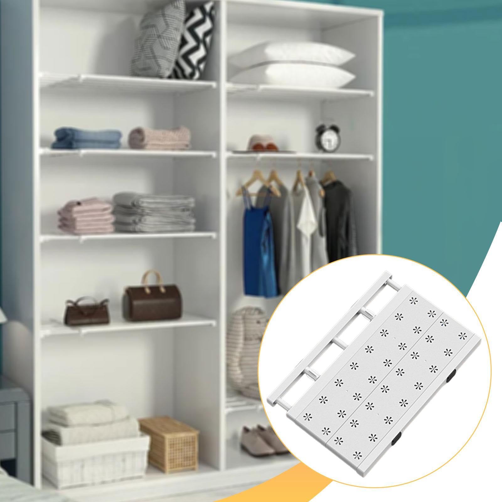 Qianly Schubladenteiler Modularer Organizer Erweiterbare Trennwand rutschfeste Pads Einfache Anbringung für Badezimmer Küche Studentenunterkunft, 30 bis 40 cm