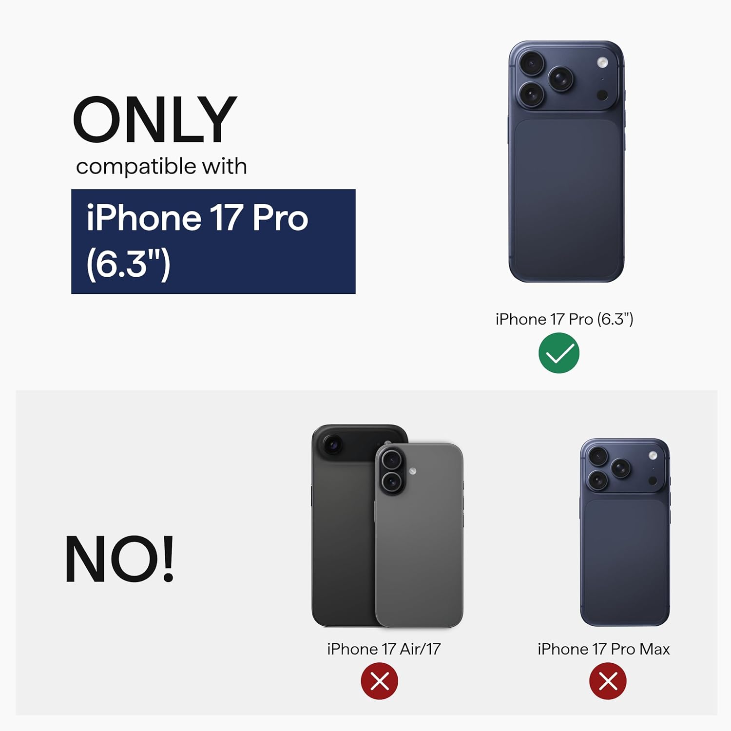 pitaka for iPhone 17 Pro Case 6.3" with Camera Control Button, Tough Yet Elegant, Compatible with MagSafe, Aramid UltraGuard - Black/Grey(Twill) - Image 8