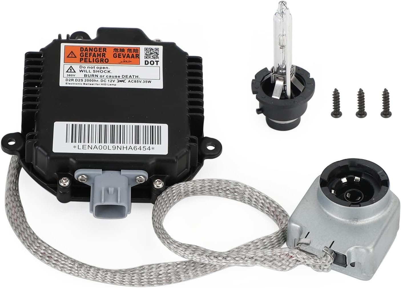 Topteng Car Xenon Ballast Igniter & HID D2S Bulb Kit Lamp Computer Control BBM5510H3 fits for Mazda 3 2010-2014, for Mazda 6 2011-2013