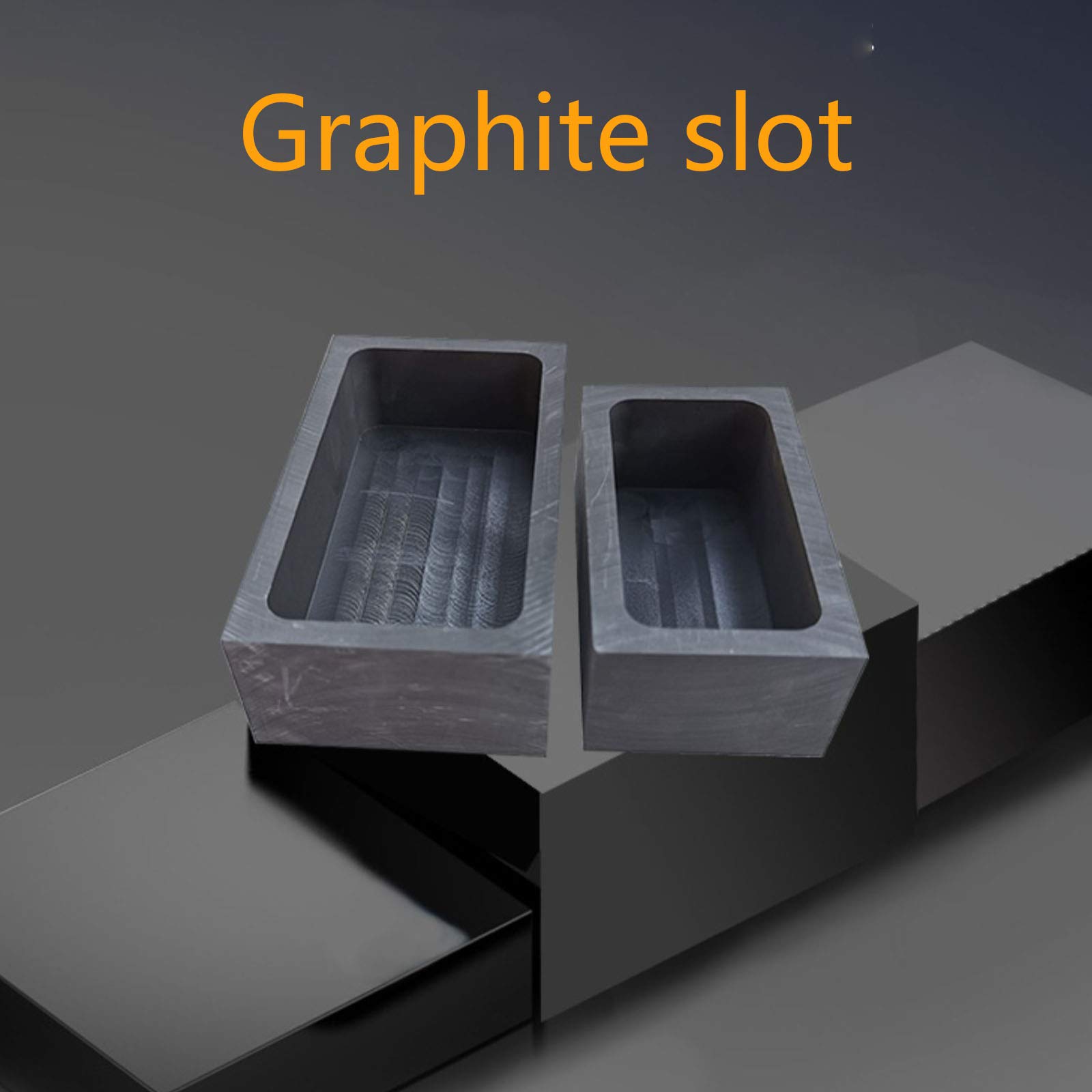 Lingottiera In Grafite Per Fusione Oro E Argento - 1 Kg, Con Maniglia - Foto 8