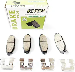 OETEX Rear Ceramic Brake Pads (D1114) for Subaru Rear Wheels
