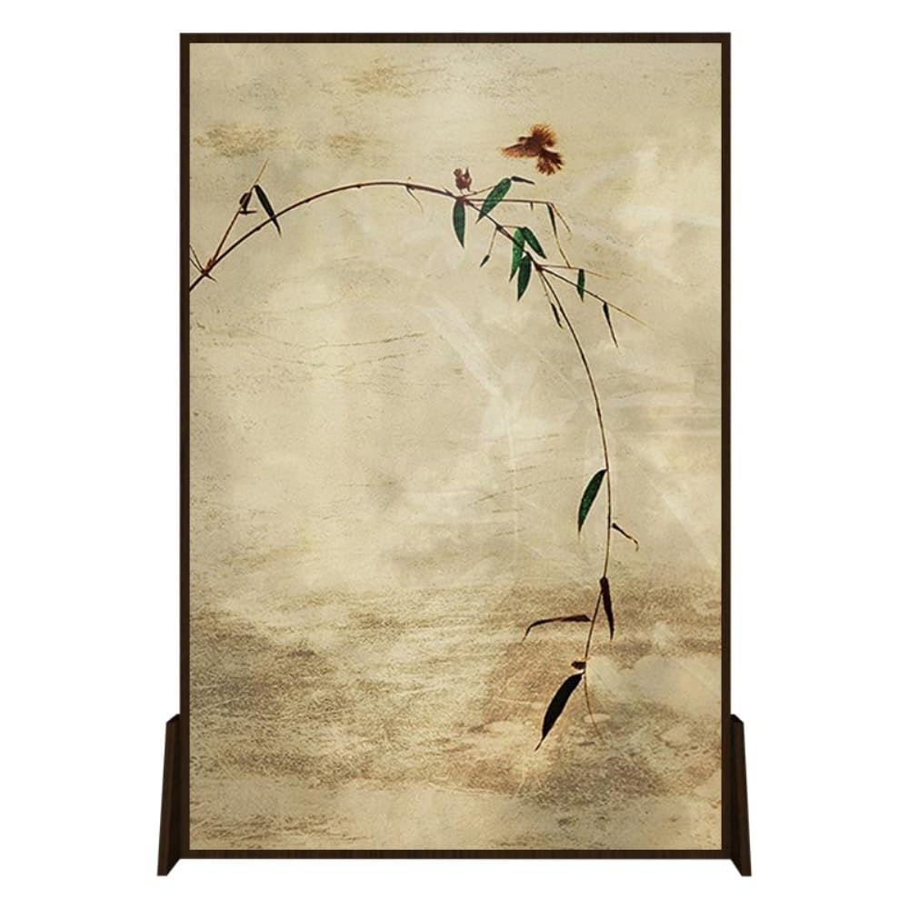 Privacy Screen Chinese-style Screen Partition, Living Room, Home Entrance, Office, Tea Decoration, Bamboo Floor-standing Room Divider