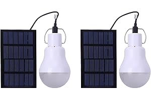 Solar Light Bulb: Portable Outdoor Light for Camping, Hiking, and More
