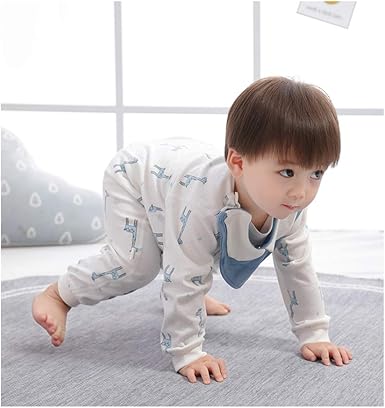 Amazon Co Jp Mum Nny ベビー服 女の子 男の子 ロンパース カバーオール 長袖 前開き ビブ付き 新生児服 総柄 出産祝い 服 ファッション小物