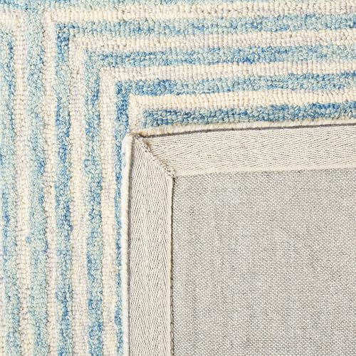 Image of Hand Tufted Wool Carpets Anti Shedding Rug Modern Carpets for Living Room Size 5x8 Feet