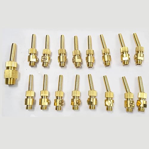 Miniatura 4 de INTBUYING 2.6 pulgadas DN50 - Boquilla de fuente de agua de 3 capas, 17 aspersores ajustables de latón multitubo, bola de cristal