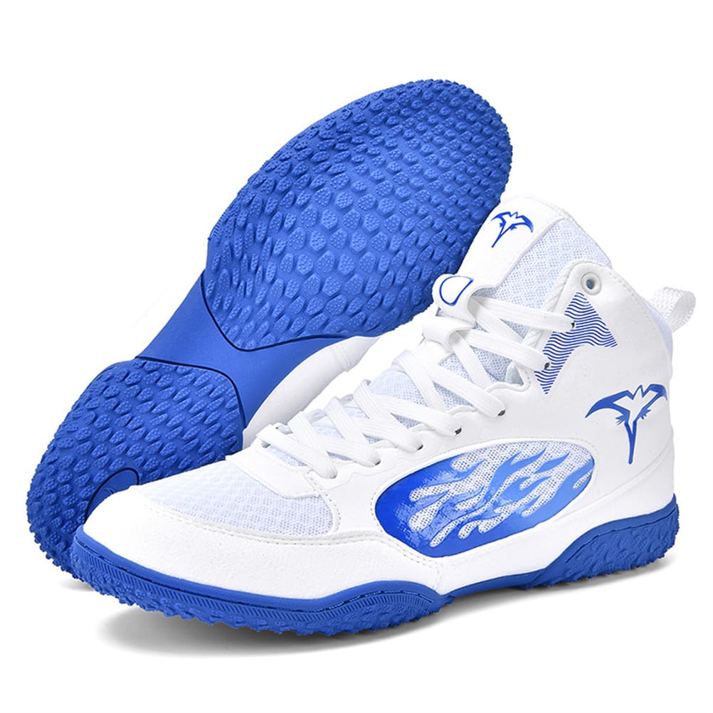 Zapatillas De Boxeo De Caña Alta para Hombre Ligeras Antideslizantes para Fitness Y Artes Marciales