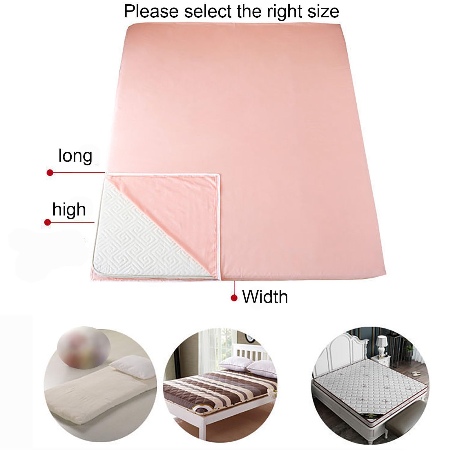 Algodón Housse De Matelas Futon Avec Fermeture éclair, Lavable Amovible Housse De Protection Pour Matelas Couvercle Anti-poussière Pour Japonais Matelas Futon-Gris-150X200cm