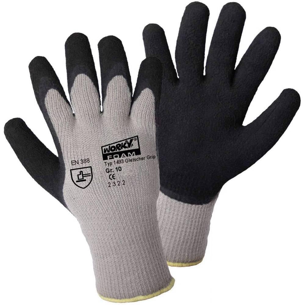 Griffy 1493-8 Gletscher-Grip Winterstrickhandschuh, Kälteschutzhandschuh, Weiß, Dark, Polyacryl, 1 Stück Baumarkt