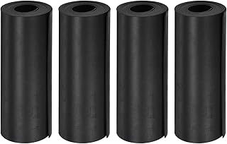 YOKIVE 4 Pcs Magnetic Fireplace Draft Stopper, Fireplace Vent Cover Blocker, Keep Chimney Insulation, Great for Overnight Heat Loss(Black, 40x4)