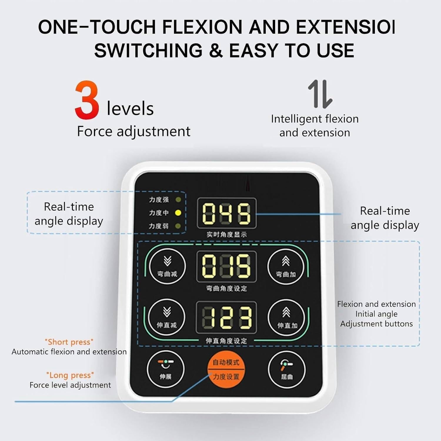 Masajeador Eléctrico De Rodillas, Máquina CPM, Ajustable A 140°, Equipo De Rehabilitación For Tobillo, Cadera Y Piernas, Fisioterapia.