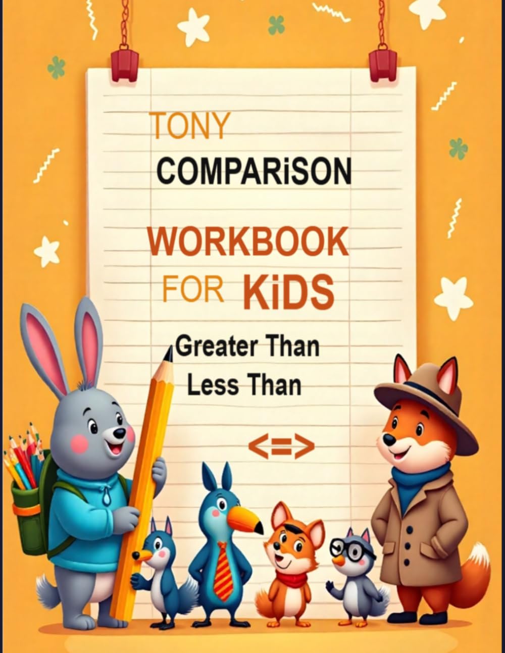 Tony Comparison Workbook for Kids: Greater Than Less Than Workbook: Learn Greater Than, Less Than, and Equal To with Easy Worksheets