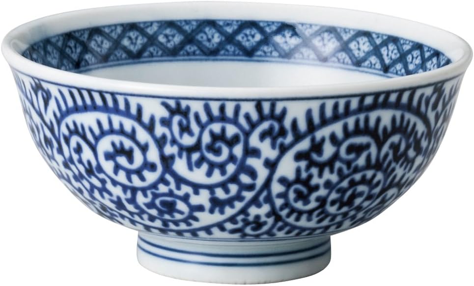 (TV Series Crafts Rice Bowl Porcelain φ 11.5 X 5.5 cm Octopus arabesque Rice Bowl