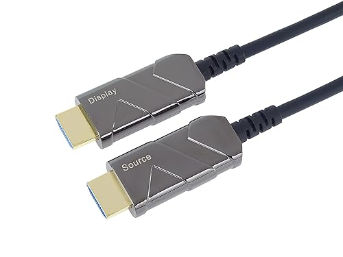 Miniatura 3 de Cable óptico óptico de fibra óptica de ultra alta velocidad HDMI 2.1 de 8 K, 48 Gbps HDMI 2.1, 3D, EDID, ARC, resolución de video 8K  60Hz, chapado