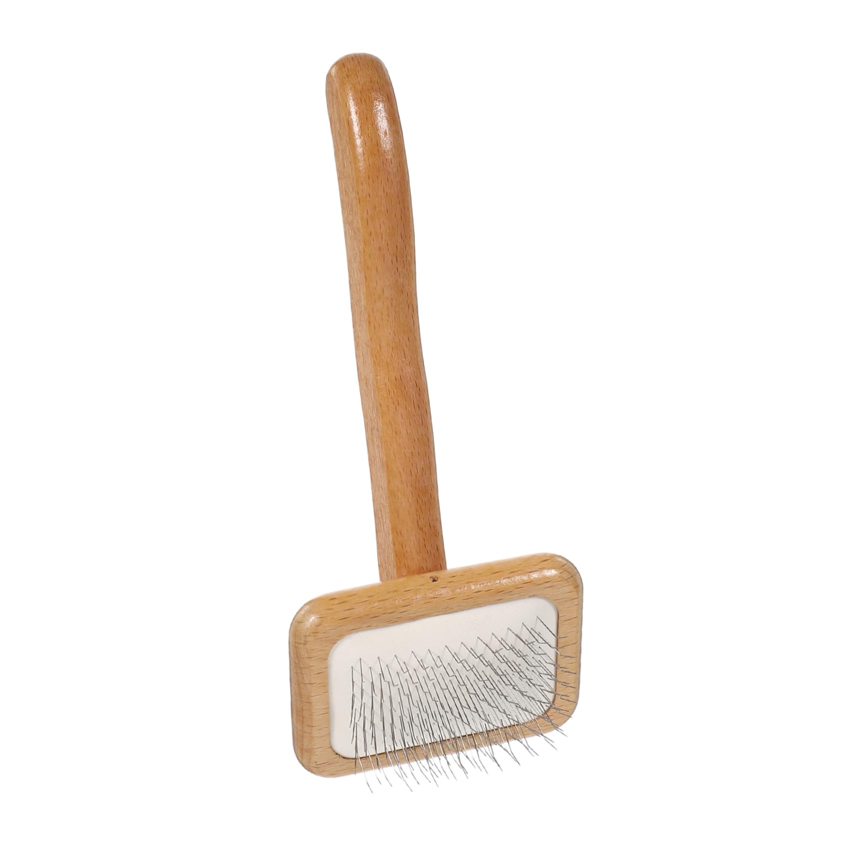 BCOATH Wooden Pet Comb Dog Grooming Tool Slicker Brush Natural for Hair Removal