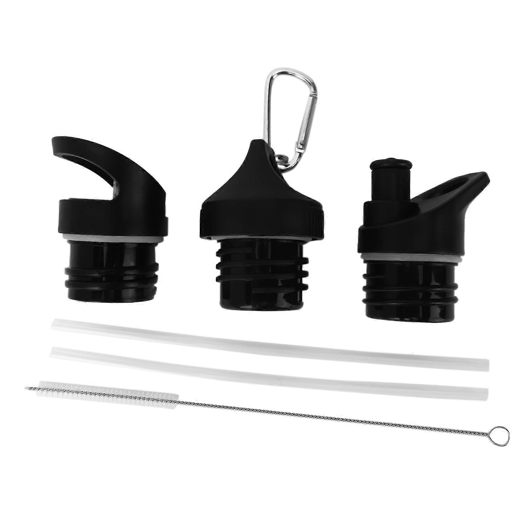 JOYHAPPST 3 Pack Lids Bundle for Hydro Flask Standard Mouth Water Bottle Includes Straw Lid Bite Valve and Tw