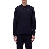 NAPAPIJRI Uomo Polo a Maniche Lunghe Eruggy Verde XXL