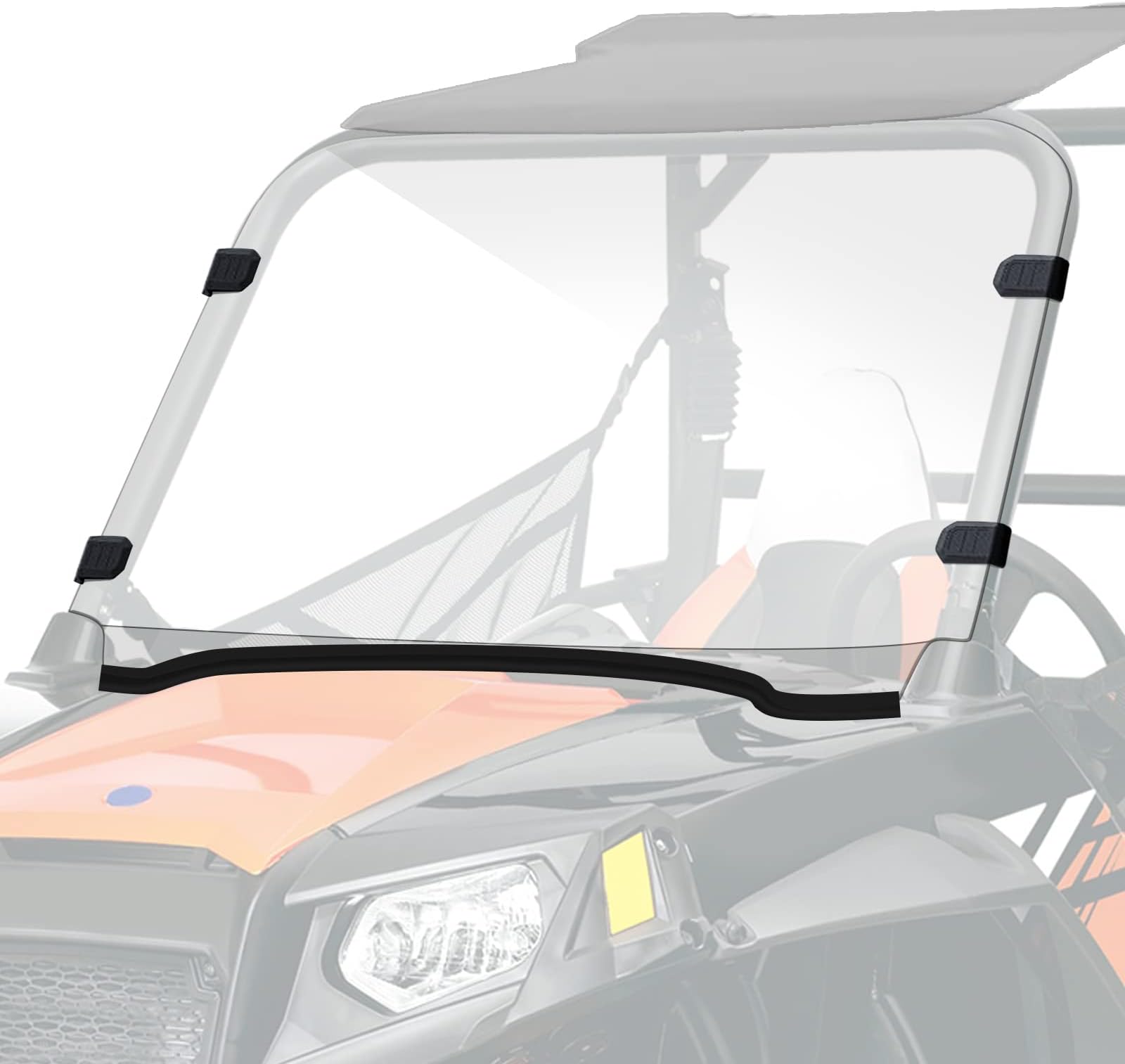 RZR 800 Windshield - StarknightMT Front Hard-Coated PC Full Windshield Compatible with Polaris (2014& earlier) RZR 800/800S/4 800/900 XP/4 900/(2012-2018) RZR 570