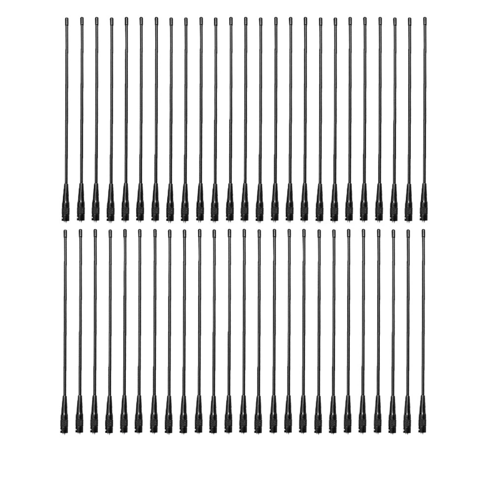 Antenne Talkie-walkie RHD-771 RT3S SMA-F RHD-771 VHF UHF Double Bande Compatible for Baofeng UV 5R 144/430 MHz Compatible for Quansheng UV K5 UV K6 Antenne interphone(50pcs RHD-771 SMA-F)