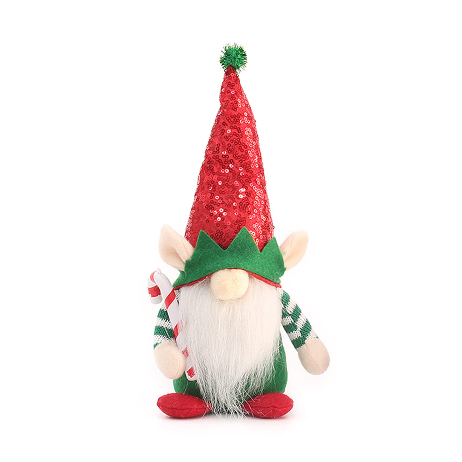Jazuaiao Dwarf Rudolf Tomte Plush Doll Ornament Decor Scandinavian Tomte Rudolf Doll Soft Gnomes