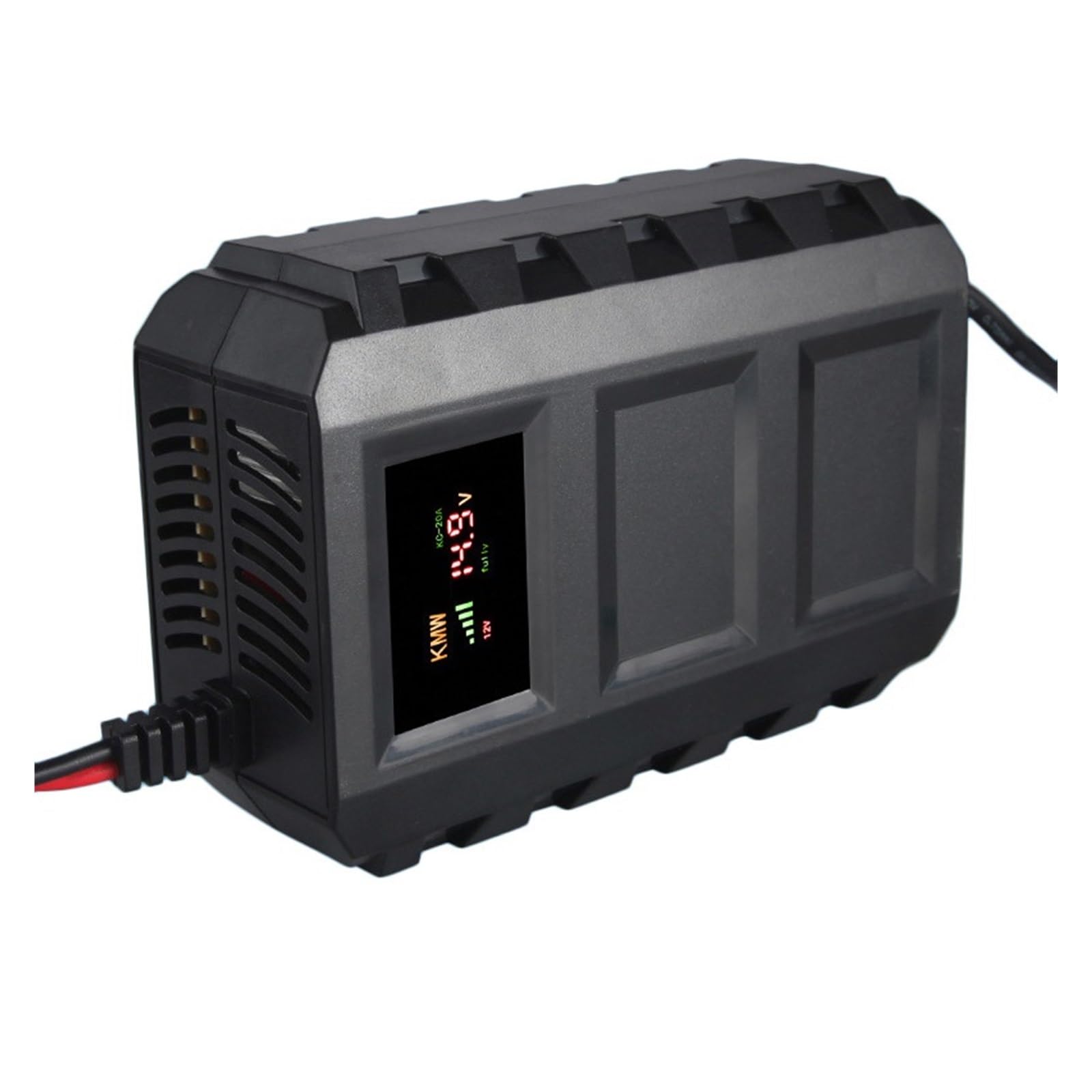 12V 20A Automóvil Coche Motocicleta Cargador De Batería Plomo Ácido Sellado Inteligente Pantalla Digital LED Potente Carga Rápida