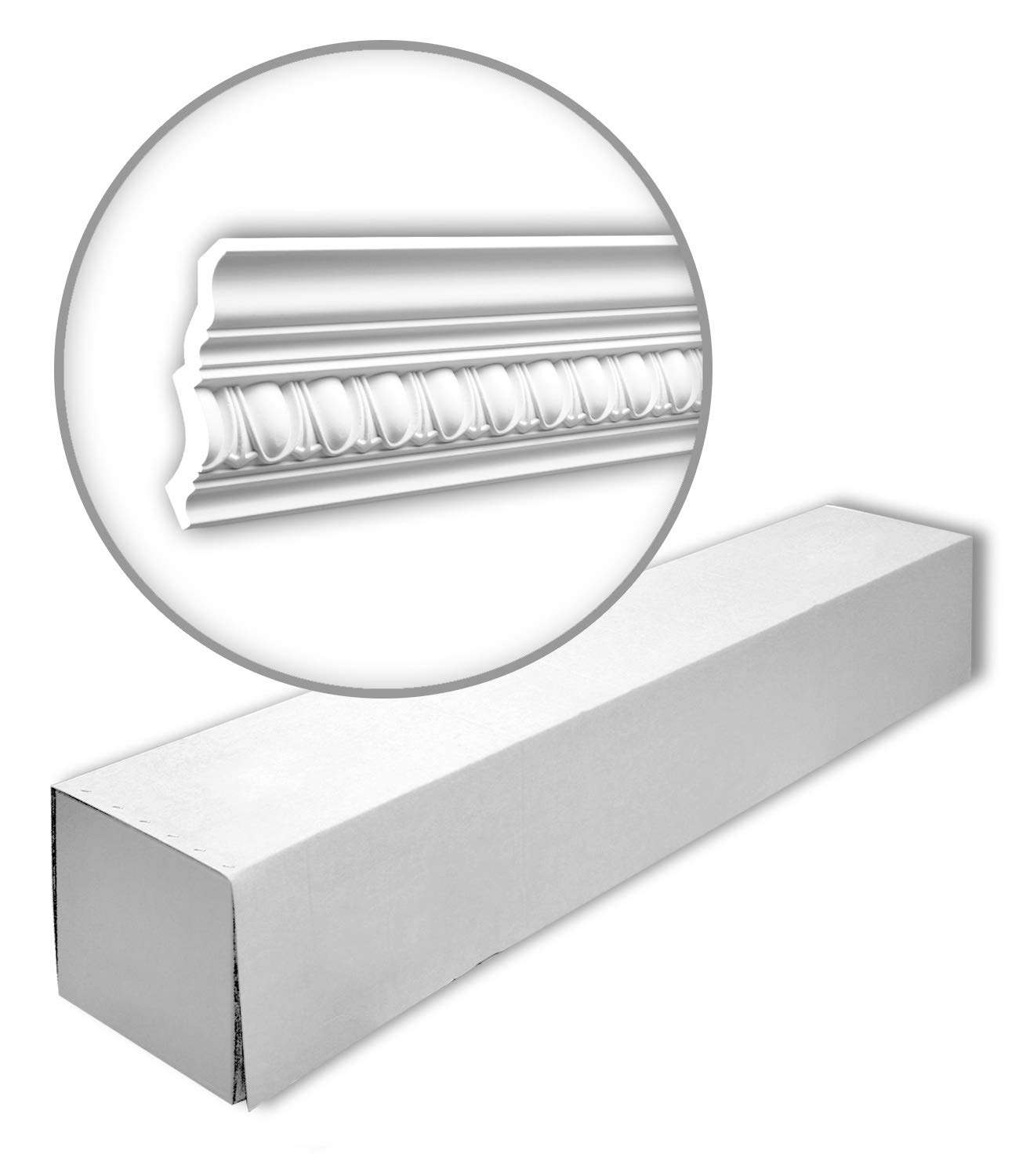 Moulures de prestige Profhome 150116-box en mousse rigide haut de gamme