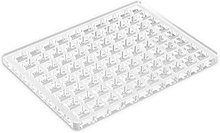 YIMAGUJRX RUNJRX 80 Keyboard Switches Acrylic Tester,Lube Station for Custom Mechanical Keyboard Switches,Made of Grade A Acrylic(Transparent