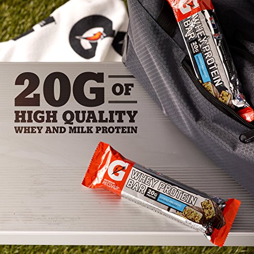 Gatorade Whey Protein Bars, Cookies & Crème, 2.8 Oz Bars (Pack Of 12, 20G Of Protein Per Bar) #TOP3
