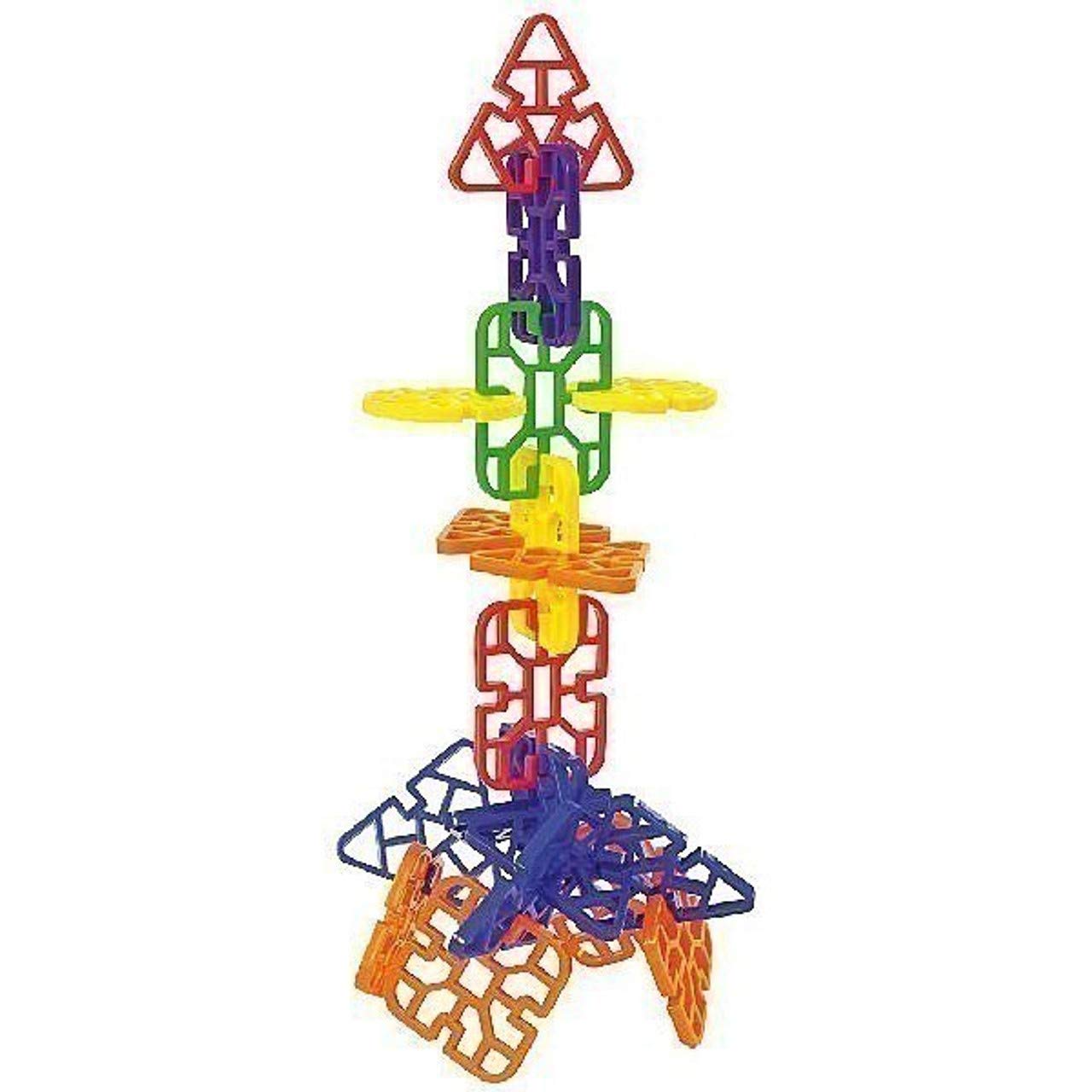 Steckrosetten 216er Set / 6 unterschiedlichen Formen + Farben / Material: Kunststoff / Gewicht: 1120g / für Kinder ab 3 Jahren geeign