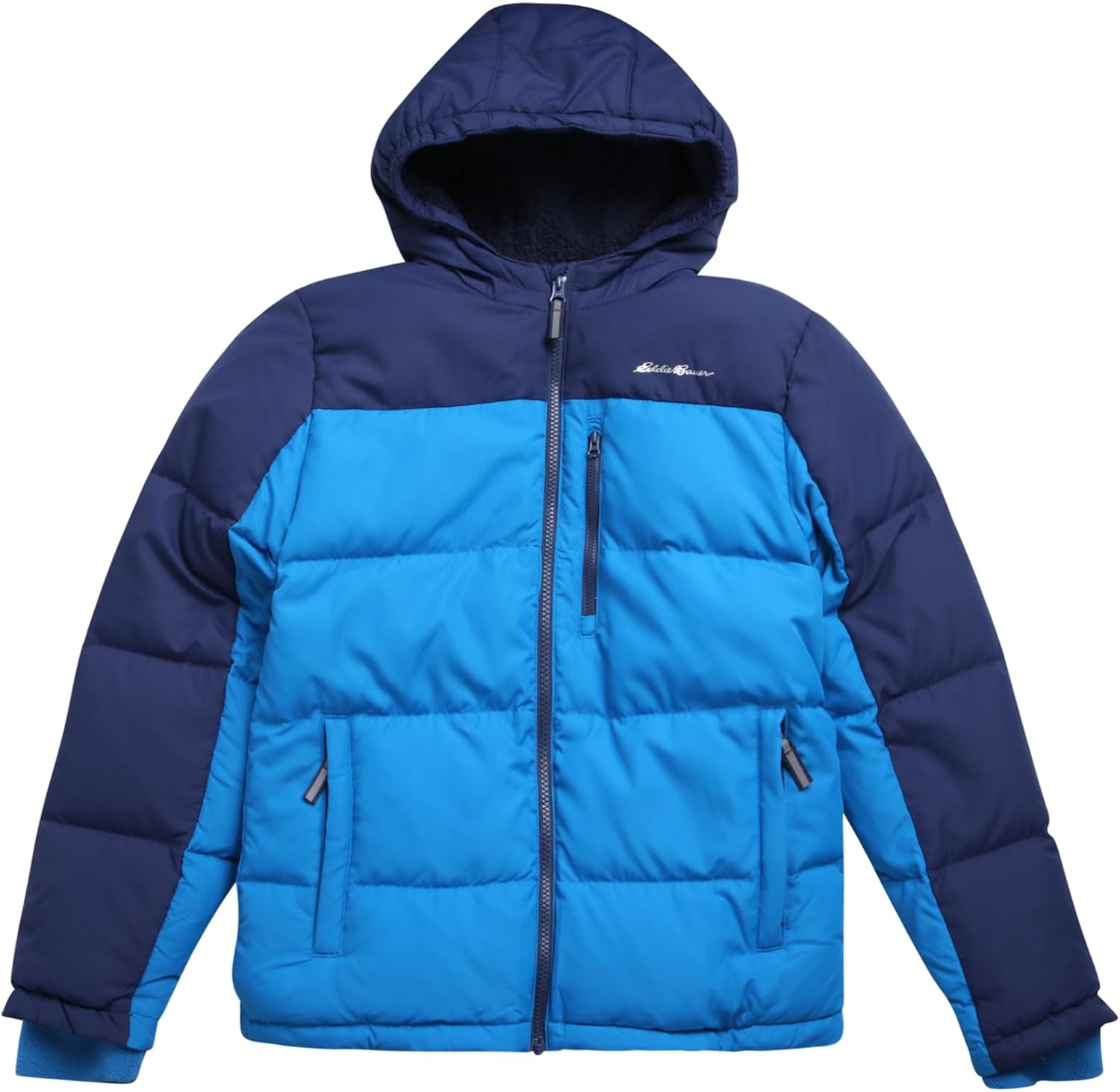 Eddie Bauer Boys' Winter Jacket - Heavyweight Quilted Down Jacket - Insulated Hooded Outerwear Coat for Boys (5-16) - Image 2