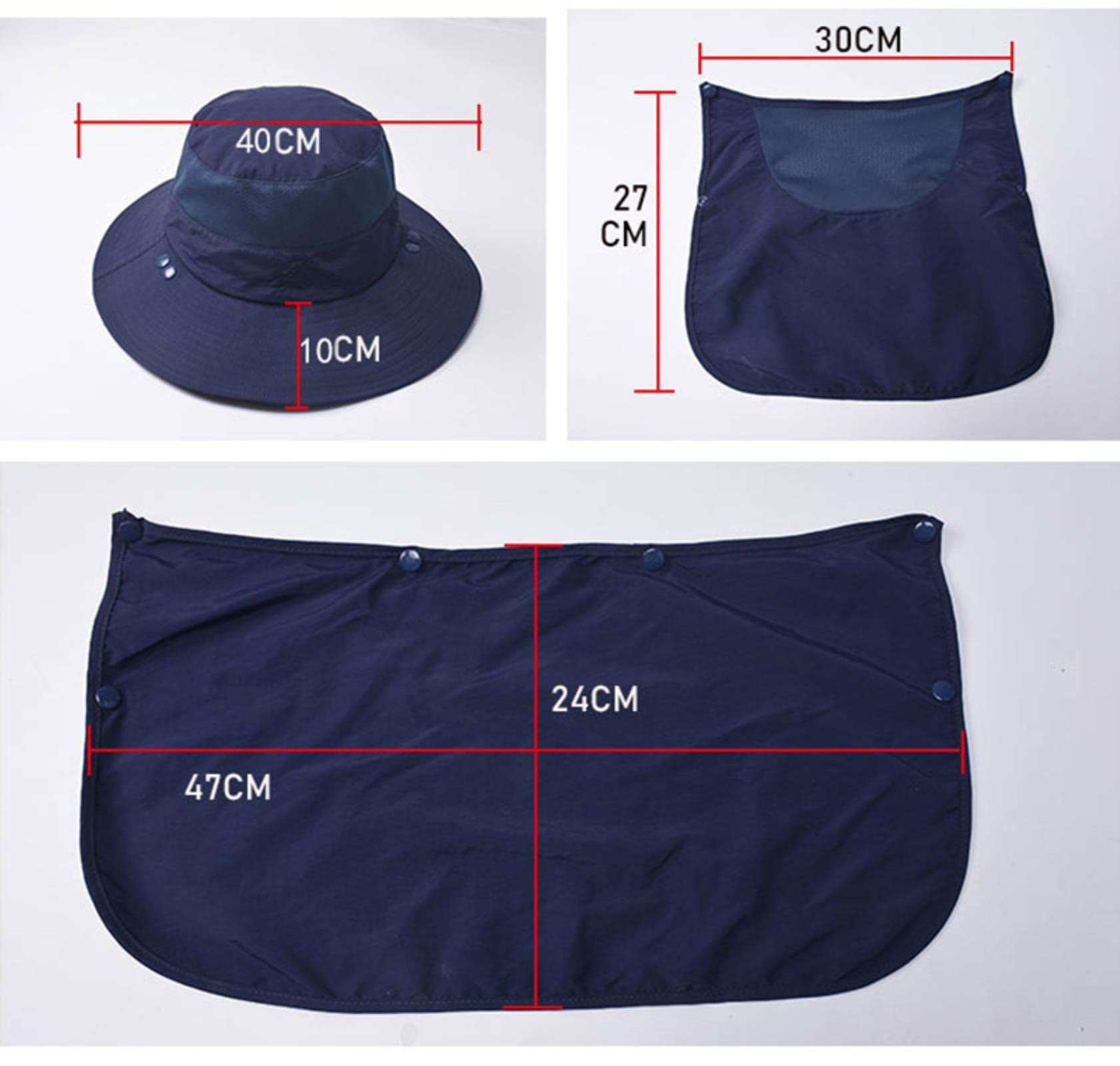 Sombreros Verano Secado Rápido Hombres Hombreras De Mujer De La Cara Al Aire Libre Amplio Blim Sombrero Protección del Sol Tapa De ala Ancha para La Caza