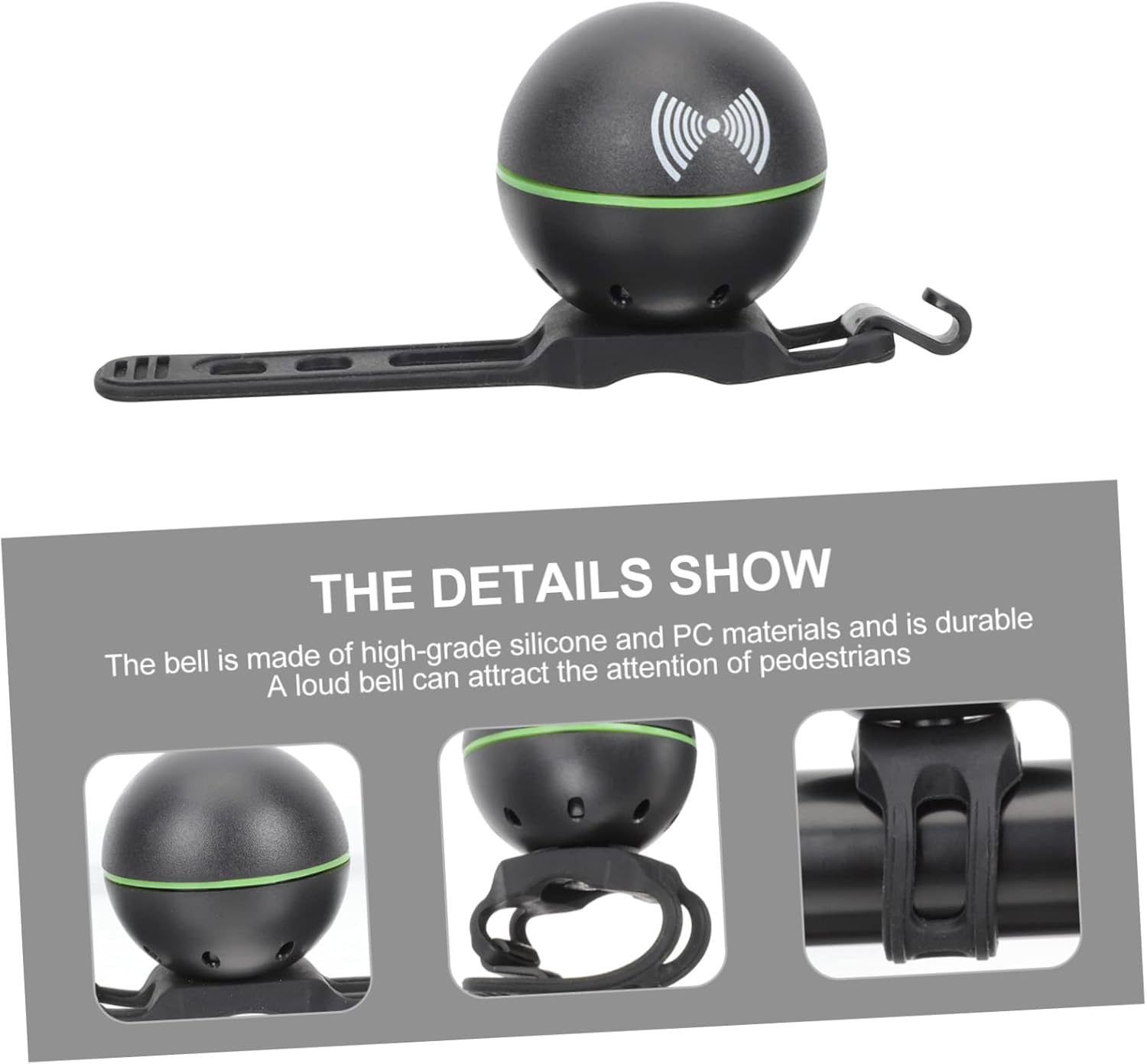 SUPVOX 5pcs Electronic Bike Bell Bell for Mountain and Road Easy Installation Crisp Sound Horn for Boys and Girls and Adults